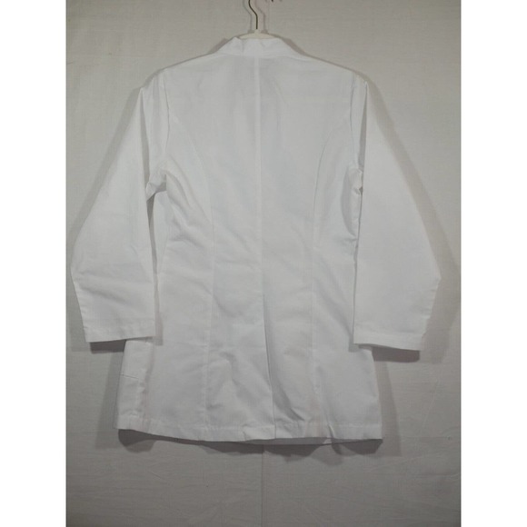 Vintage Bettie Dawn White Nurses Uniform Lab Coat Size Dress 10 Smock Cosplay - Picture 6 of 8